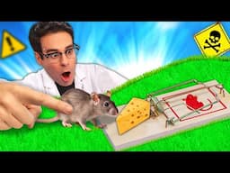 ¿Qué le pasa a un RATÓN POR DENTRO AL CAER EN UNA TRAMPA? 💥