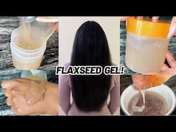 FLAXSEED GEL For HAIR GROWTH