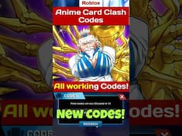 All New codes! Codes for Anime Card Clash - New Anime Card Clash Codes - Roblox
