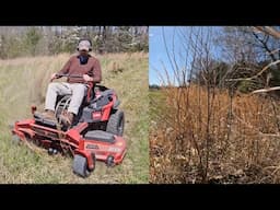 Toro TITAN 60" FARM GRADE VS. 3 foot overgrown field!