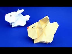 Как сделать оригами кролика пошагово  Кролик из бумаги