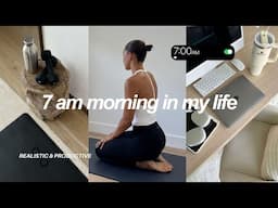 8am productive morning in my life: realistic morning routine, healthy habits, & half marathon prep!