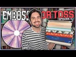 A Spin the Wheel of Books On Every Shelf Controls My Emboss or Toss Vlog 📚