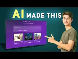 I Built a Text to Image Generator Web App Using AI with NO CODING REQUIRED
