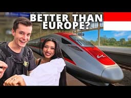What Rides on Indonesia's FASTEST Train Feel Like? | First Class on Indonesia’s Fastest Train | Vlog