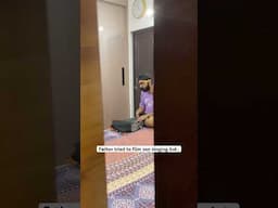Father tried to film son singing but.. | Mr.Param #shorts