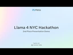Llama 4 NYC Hackathon Second Place Winner: AthletIQ