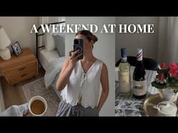 HOME VLOG 🏡 cozy productive days at home, mini sunday reset, lots of home reno updates & more!