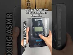 Renogy 30A 12V/24V MPPT Solar Charge Controller Unboxing ASMR #shorts #unboxing #asmr #mppt #solar