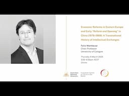 Economic Reforms in Eastern Europe and Early “Reform and Opening” in China (1978-1989)