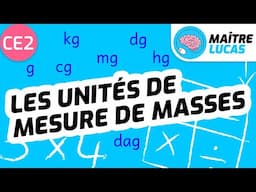 Connaître et utiliser les unités de mesure de masses CE2 - Cycle 2 - Maths - Mathématiques - Mesures