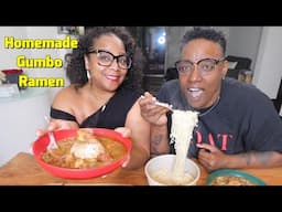 HOMEMADE VIRAL TIKTOK SEAFOOD GUMBO RAMEN!!!