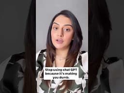 Use ChatGPT to structure your answers like this