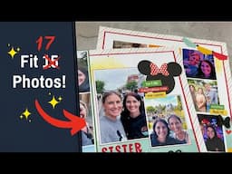 Disney Scrapbook Layout Idea
