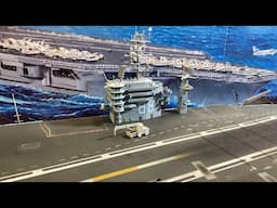 Trumpeter 1/350 Nimitz build; part 8. It”s starting to look like a boat now!