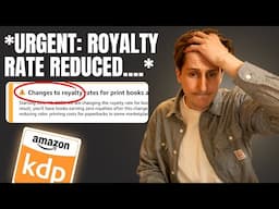 Amazon Just LOWERED Your Book Royalties! (URGENT KDP Update)