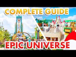 COMPLETE GUIDE to Epic Universe -- Universal Orlando Theme Park Tour
