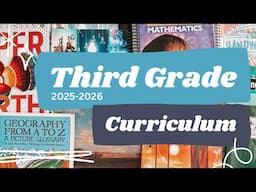 Third Grade Curriculum Choices! 2025-2026