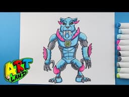 How to Draw Mr Beast Panther Lab Mutations