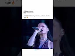 When #Ariana Grande shocked the world with her vocals performing 'Save Your Tears' with #TheWeeknd😳