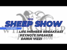 Sheep Show 2025 LMB Keynote Speaker Dania Vizzi
