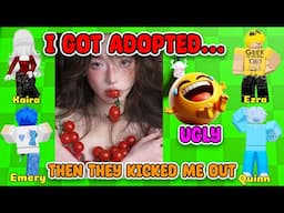 TEXT TO SPEECH Emoji Groupchat Conversations|| She Dumped Me For A Rich Noob || Roblox Story