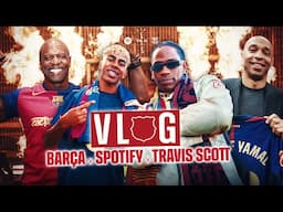 🎤 When TRAVIS SCOTT met LAMINE YAMAL!  FC BARCELONA x SPOTIFY x CACTUS JACK VLOG!! 🔵🔴🌵🌵