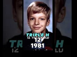TRIPLE H Age Transformation (1969-2025) #tripleh life journey evolution #wwehof #wrestlemania #wwe