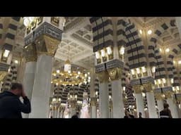 Inside the Gorgeous Masjid an Nabawi, the Prophet's Mosque in Madinah