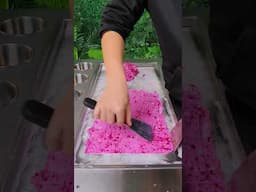 Street Ice Cream with a Creative Cold Twist #shorts #satsifying #icecream