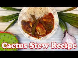 Authentic Chile Colorado con Nopales 🌶️ | Easy Mexican Cactus Stew Recipe on a Budget!