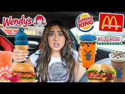 Eating ONLY NEW Fast Food Menu ITEMS for 24 HOURS! *FOOD CHALLENGE*