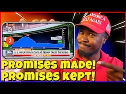 Breaking News! President Trump's first 100 days are OFF THE CHARTS ! Inflation, gas,EGGS are DOWN!