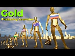Most Gold Producing Countries per Year