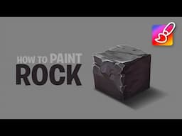 How to Paint a Rock – No Commentary Timelapse