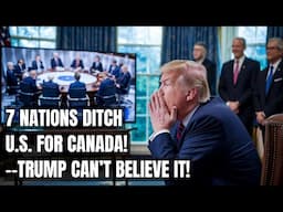 7 Nations Flee to Canada: Trump’s Tariffs Trigger a U.S. Economic Collapse! Electric Vehicles, Trade