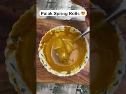 Palak Spring Roll 😍