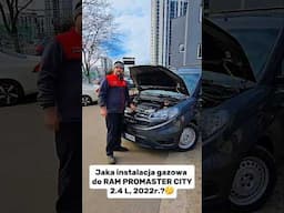 Jaka instalacja gazowa do RAM PROMASTER CITY 2.4 L, 2022r.?🤔➡️Instalacja gazowa: BRC #ram #lpg