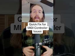 MIDI Keyboard not working in Logic Pro. Quick Fix! #musicproducer #logicprox