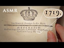ASMR Reading Royal Letter from 1719 | Soft Spoken & Whispering