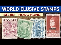 World Rare Stamps From Spain To Hong Kong | 50 Stamps Facts For Stamp Lovers - Part 9