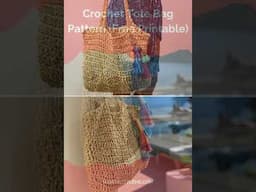 Crochet Tote Bag Pattern Free Printable