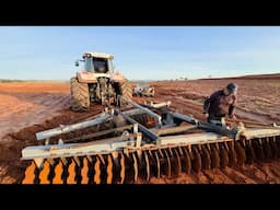 COLOCANDO A NIVELADORA EM USO PRA PLANTA MANDIOCA