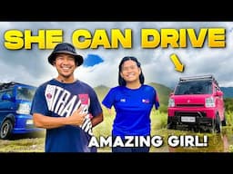 SHE CAN DRIVE a Mini Van USING HER FEET! SHE NAILED IT!