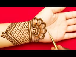 Vat Poornima special mehndi design | easy front hand mehndi design