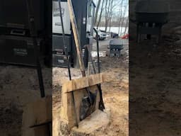 Custom Tree Stump Tool Holder