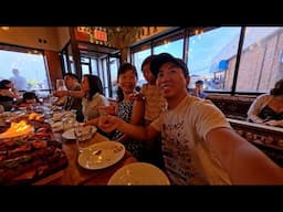 Last Food Day in NY - Hong Kong Cafe in NYC's Chinatown & Mediterranean with Family