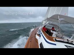 Great to be sailing this stunning Hallberg-Rassy 44 to the Med! She sails like a dream...