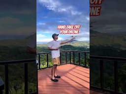 hand take off your drone like a champ