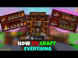 How To Craft Everything In the New Update! Roblox Grow A Garden
